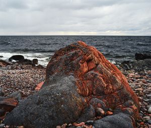 Preview wallpaper stones, relief, pebbles, sea, nature