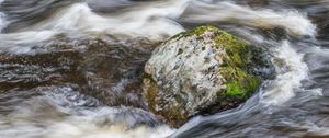 Preview wallpaper stones, river, landscape, water, nature