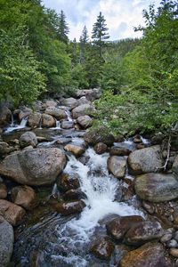 Preview wallpaper stones, river, water, landscape, nature