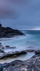 Preview wallpaper stones, rock, sea, nature