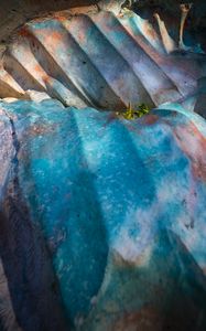 Preview wallpaper stones, rocks, relief, grass, colorful, nature