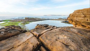 Preview wallpaper stones, rocks, sea, landscape