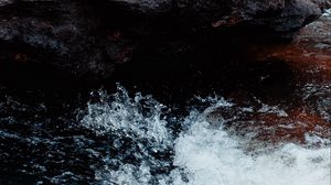 Preview wallpaper stones, rocks, spray, water