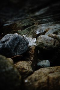 Preview wallpaper stones, rocks, water, stream