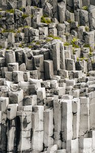 Preview wallpaper stones, ruins, rock, gray, texture