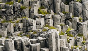 Preview wallpaper stones, ruins, rock, gray, texture