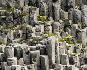 Preview wallpaper stones, ruins, rock, gray, texture