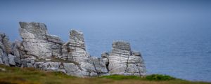 Preview wallpaper stones, ruins, sea, nature