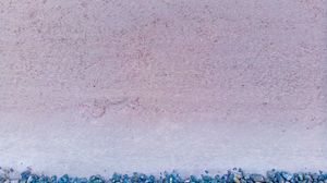 Preview wallpaper stones, sand, beach, aerial view