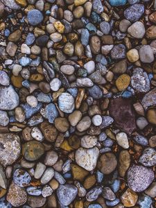 Preview wallpaper stones, sea, pebbles, forms