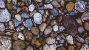 Preview wallpaper stones, sea, pebbles, forms