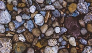 Preview wallpaper stones, sea, pebbles, forms
