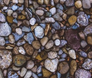 Preview wallpaper stones, sea, pebbles, forms