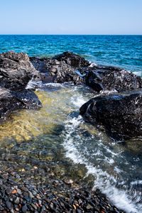 Preview wallpaper stones, sea, pebbles, nature