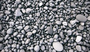 Preview wallpaper stones, sea, surface, bw