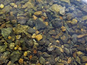 Preview wallpaper stones, sharp, water, transparent