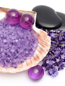 Preview wallpaper stones, shells, massage, therapy, bath, lavender