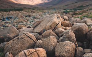Preview wallpaper stones, stone, mountains, sky