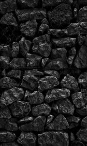 Preview wallpaper stones, stony, mesh, fence, metal
