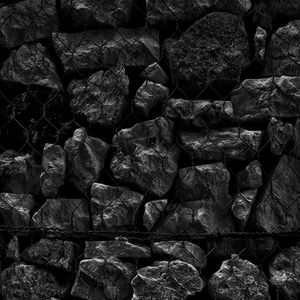 Preview wallpaper stones, stony, mesh, fence, metal