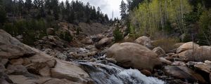 Preview wallpaper stones, stream, water, landscape