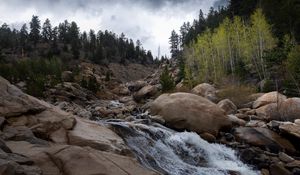 Preview wallpaper stones, stream, water, landscape