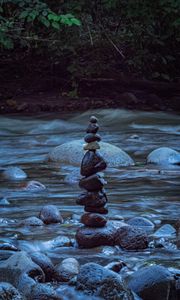 Preview wallpaper stones, stream, water, nature