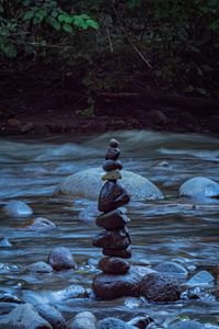 Preview wallpaper stones, stream, water, nature