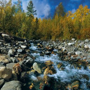 Preview wallpaper stones, summer, river