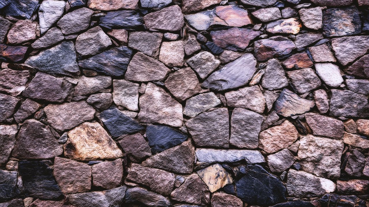 Wallpaper stones, wall, texture, pattern
