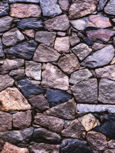Preview wallpaper stones, wall, texture, pattern