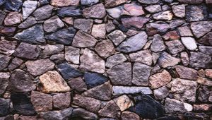 Preview wallpaper stones, wall, texture, pattern