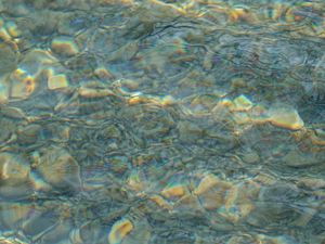 Preview wallpaper stones, water, glare, minimalism