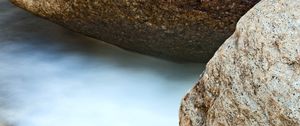 Preview wallpaper stones, water, long exposure, nature