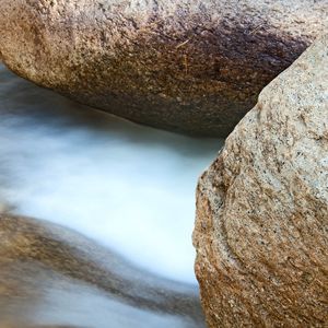 Preview wallpaper stones, water, long exposure, nature