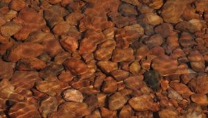 Preview wallpaper stones, water, ripples, distortion, stone