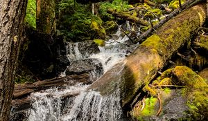 Preview wallpaper stones, water, stream, nature