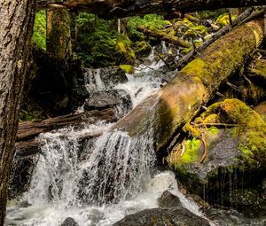 Preview wallpaper stones, water, stream, nature