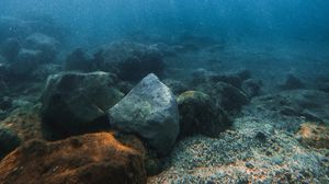 Preview wallpaper stones, water, underwater, pebbles