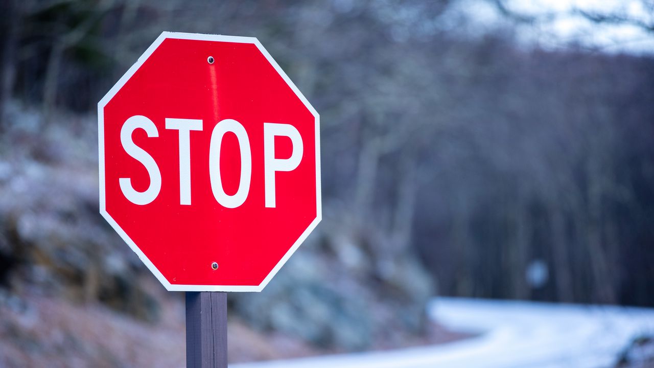 Wallpaper stop, sign, red, inscription, word