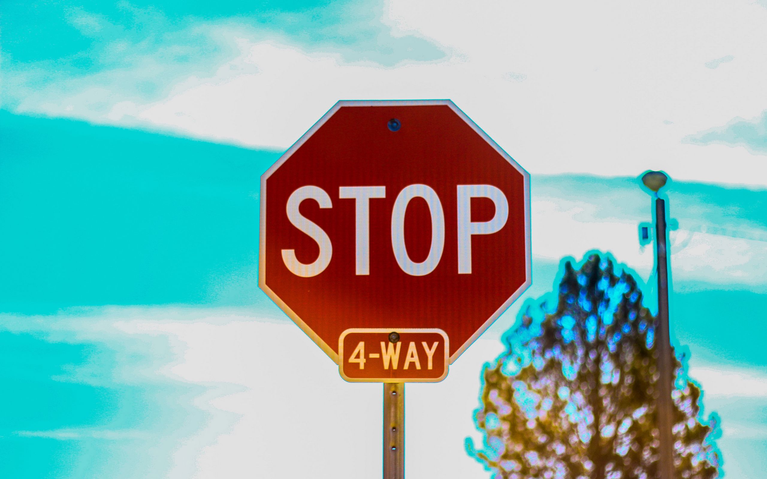 Download wallpaper 2560x1600 stop, sign, word widescreen 16:10 hd