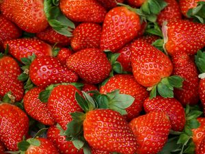 Preview wallpaper strawberries, berries, fresh, juicy, red