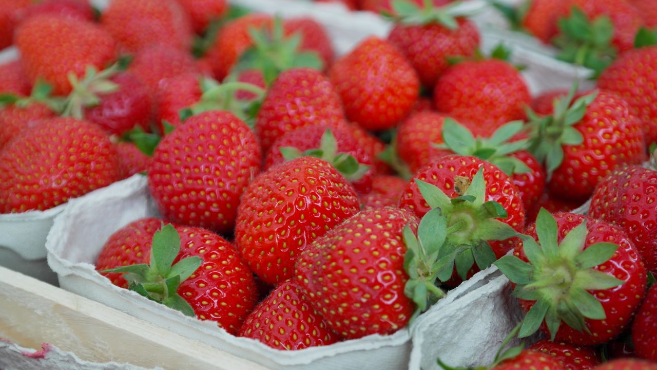 Wallpaper strawberries, berries, ripe