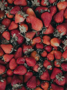 Preview wallpaper strawberries, red, ripe, berries, fresh