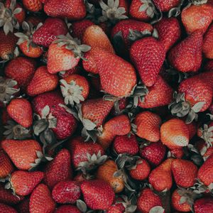 Preview wallpaper strawberries, red, ripe, berries, fresh