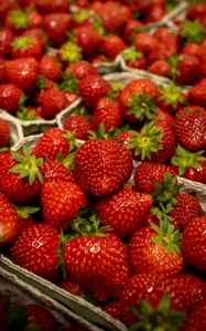 Preview wallpaper strawberry, berry, fruit, red, basket