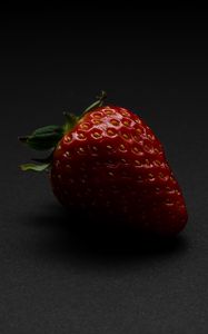 Preview wallpaper strawberry, berry, fruit, shadow, red