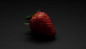 Preview wallpaper strawberry, berry, fruit, shadow, red