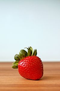 Preview wallpaper strawberry, berry, macro, minimalism