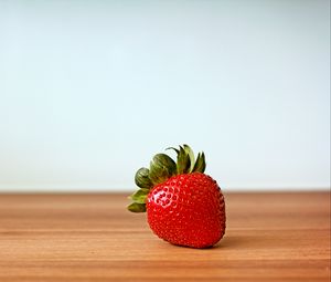 Preview wallpaper strawberry, berry, macro, minimalism